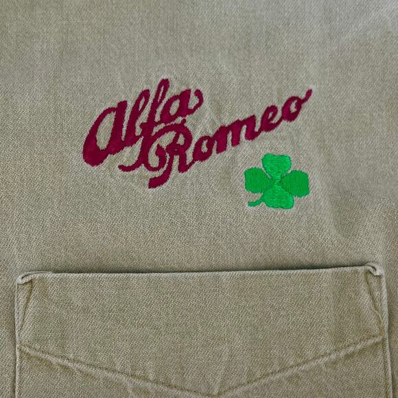 90s Alfa Romeo button up shirt 1990s vintage - Picture 3 of 6